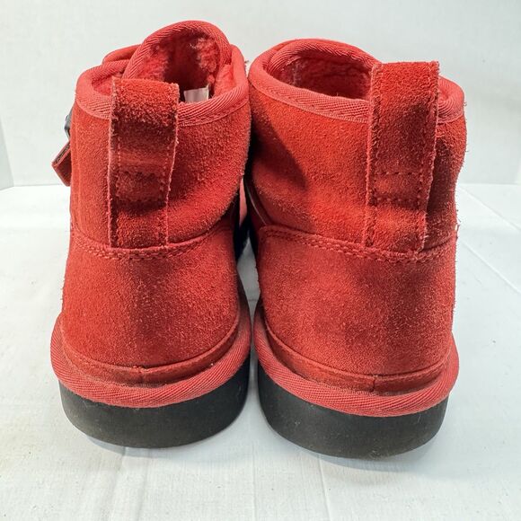 UGG Neumel SnapBack Chukka Boots Men\'s 11 Samba Red Suede Wool Treadlite Comfort main image 6